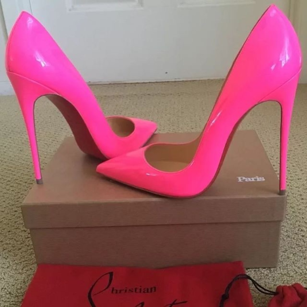 Barbie Hot Pink ‘Shocking’ Christian Louboutin So Kate Size 7